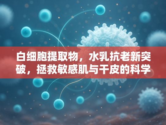 白细胞提取物，水乳抗老新突破，拯救敏感肌与干皮的科学密码