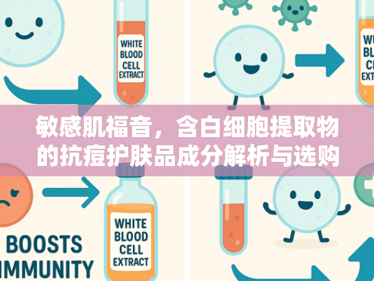 敏感肌福音，含白细胞提取物的抗痘护肤品成分解析与选购指南