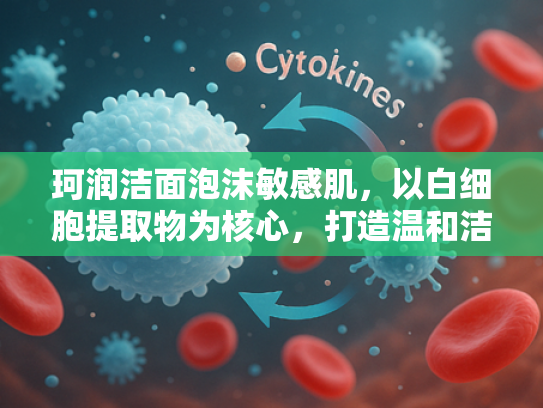 珂润洁面泡沫敏感肌，以白细胞提取物为核心，打造温和洁净新体验