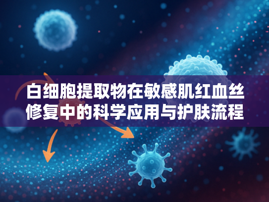 白细胞提取物在敏感肌红血丝修复中的科学应用与护肤流程解析