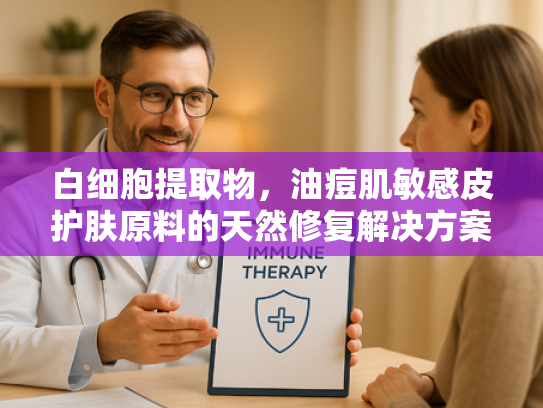 白细胞提取物，油痘肌敏感皮护肤原料的天然修复解决方案