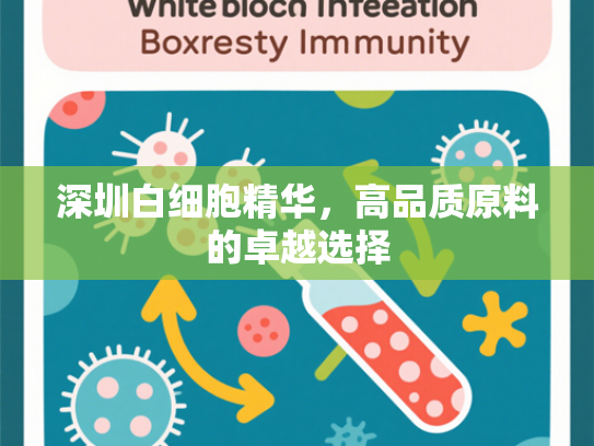 深圳白细胞精华，高品质原料的卓越选择