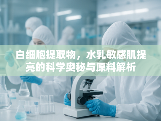 白细胞提取物，水乳敏感肌提亮的科学奥秘与原料解析