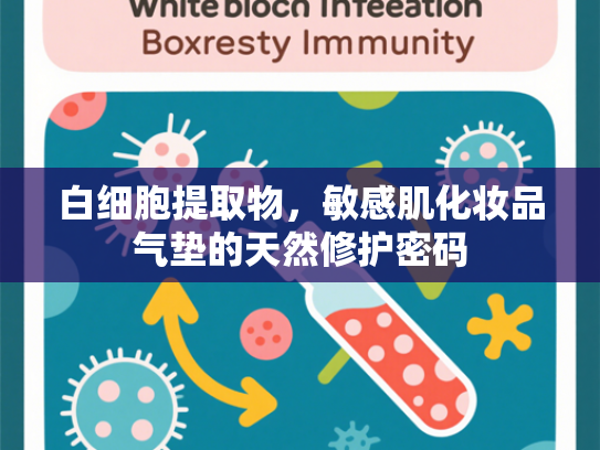 白细胞提取物，敏感肌化妆品气垫的天然修护密码