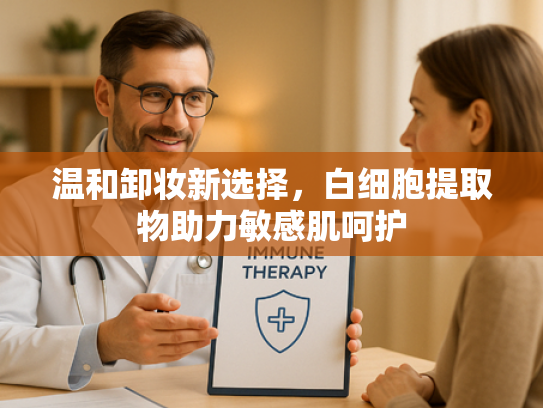 温和卸妆新选择，白细胞提取物助力敏感肌呵护
