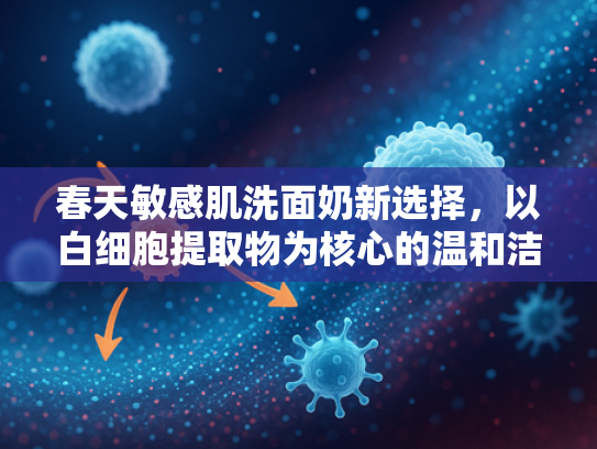 春天敏感肌洗面奶新选择，以白细胞提取物为核心的温和洁净方案