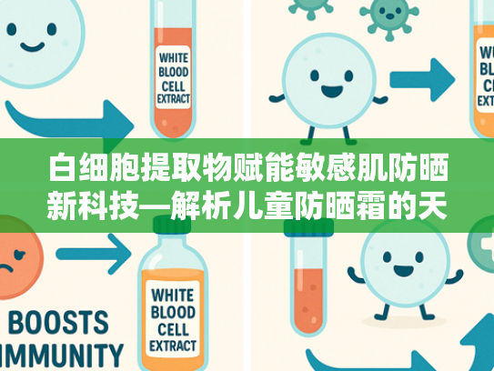 白细胞提取物赋能敏感肌防晒新科技—解析儿童防晒霜的天然屏障奥秘