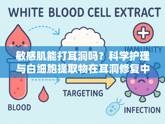 敏感肌能打耳洞吗？科学护理与白细胞提取物在耳洞修复中的作用解析