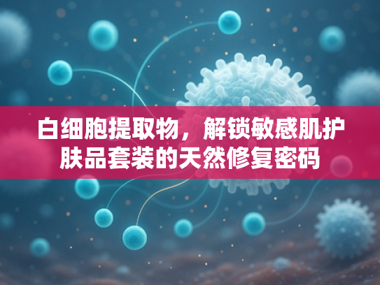 白细胞提取物，解锁敏感肌护肤品套装的天然修复密码