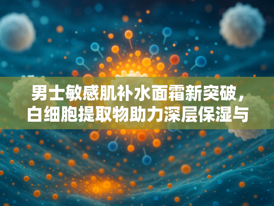 男士敏感肌补水面霜新突破，白细胞提取物助力深层保湿与修护