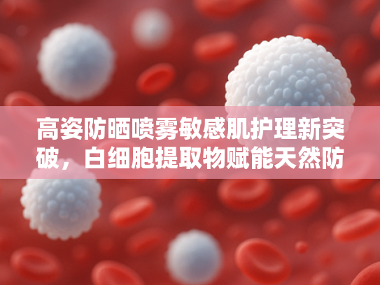 高姿防晒喷雾敏感肌护理新突破，白细胞提取物赋能天然防护