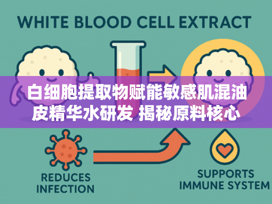 白细胞提取物赋能敏感肌混油皮精华水研发 揭秘原料核心优势