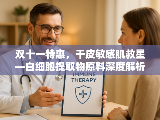 双十一特惠，干皮敏感肌救星—白细胞提取物原料深度解析与采购指南