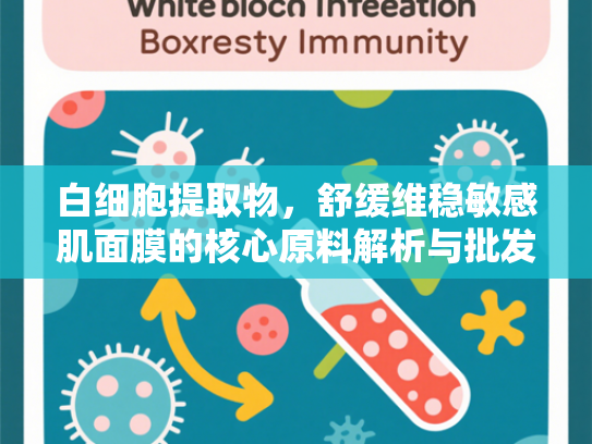 白细胞提取物，舒缓维稳敏感肌面膜的核心原料解析与批发指南