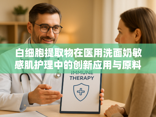 白细胞提取物在医用洗面奶敏感肌护理中的创新应用与原料优势解析