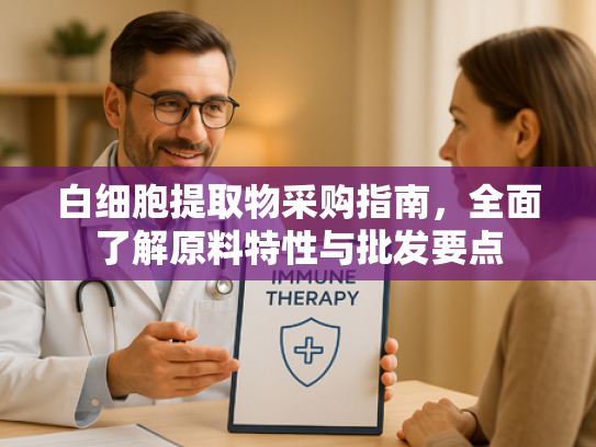 白细胞提取物采购指南，全面了解原料特性与批发要点