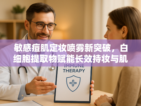 敏感痘肌定妆喷雾新突破，白细胞提取物赋能长效持妆与肌肤修护