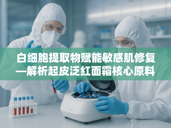 白细胞提取物赋能敏感肌修复—解析起皮泛红面霜核心原料的科技突破