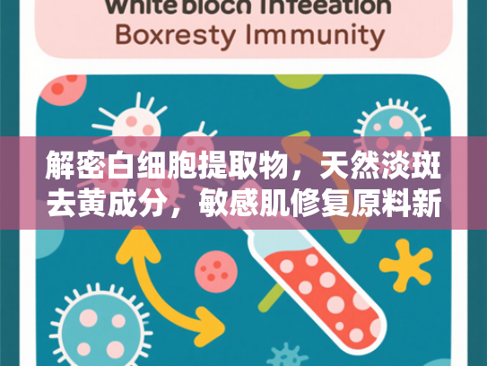 解密白细胞提取物，天然淡斑去黄成分，敏感肌修复原料新趋势