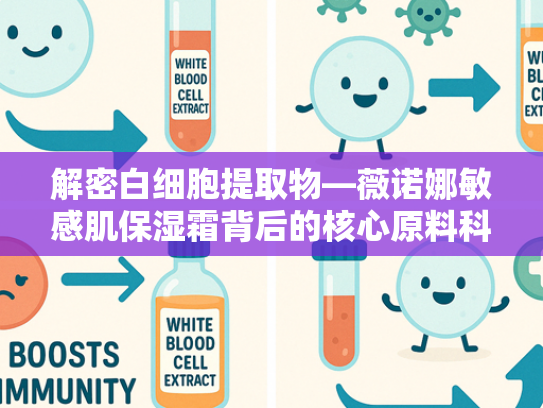 解密白细胞提取物—薇诺娜敏感肌保湿霜背后的核心原料科技
