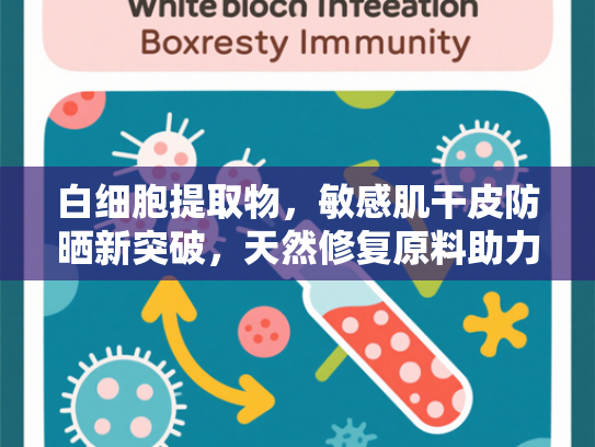 白细胞提取物，敏感肌干皮防晒新突破，天然修复原料助力肌肤健康屏障