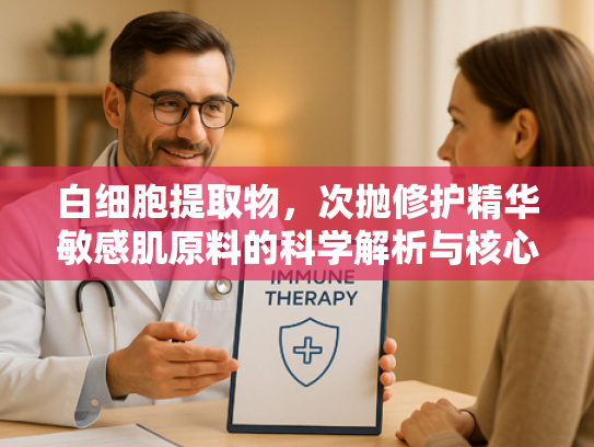 白细胞提取物，次抛修护精华敏感肌原料的科学解析与核心优势