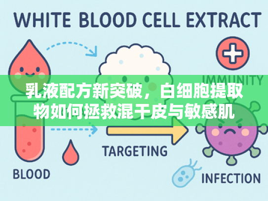 乳液配方新突破，白细胞提取物如何拯救混干皮与敏感肌
