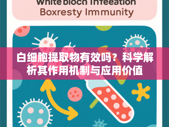 白细胞提取物有效吗？科学解析其作用机制与应用价值