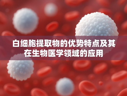 白细胞提取物的优势特点及其在生物医学领域的应用