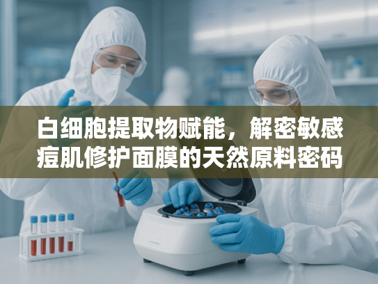 白细胞提取物赋能，解密敏感痘肌修护面膜的天然原料密码