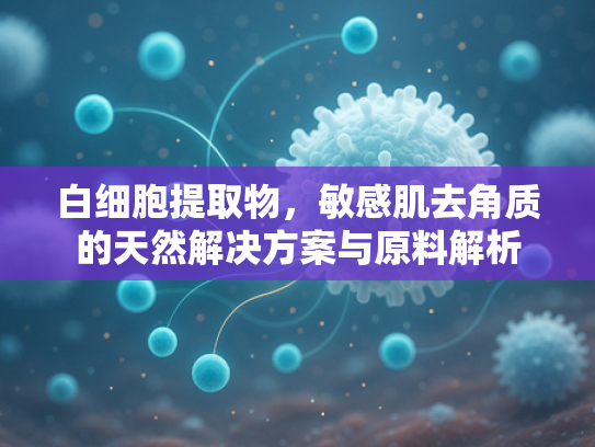 白细胞提取物，敏感肌去角质的天然解决方案与原料解析