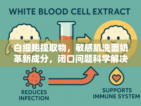 白细胞提取物，敏感肌洗面奶革新成分，闭口问题科学解决方案
