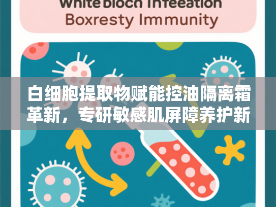 白细胞提取物赋能控油隔离霜革新，专研敏感肌屏障养护新方案
