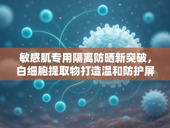 敏感肌专用隔离防晒新突破，白细胞提取物打造温和防护屏障
