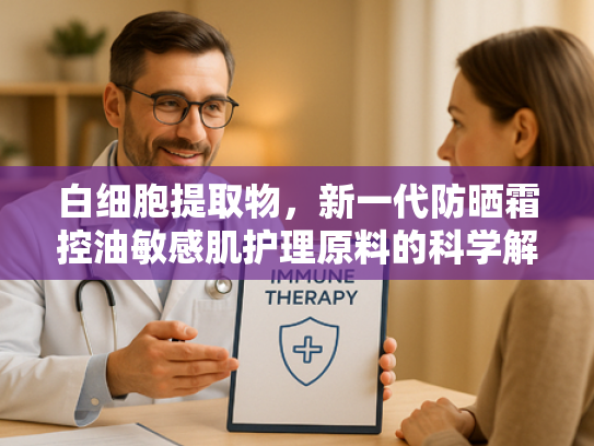 白细胞提取物，新一代防晒霜控油敏感肌护理原料的科学解析与原料优势