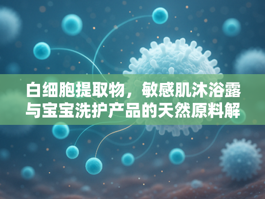 白细胞提取物，敏感肌沐浴露与宝宝洗护产品的天然原料解决方案