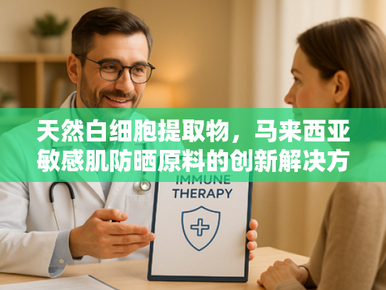 天然白细胞提取物，马来西亚敏感肌防晒原料的创新解决方案