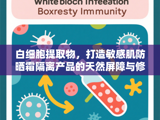 白细胞提取物，打造敏感肌防晒霜隔离产品的天然屏障与修复核心