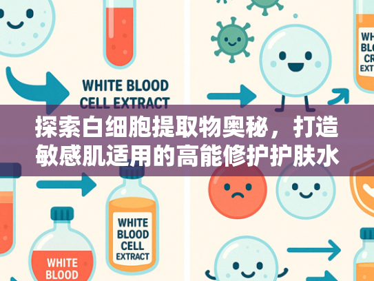 探索白细胞提取物奥秘，打造敏感肌适用的高能修护护肤水