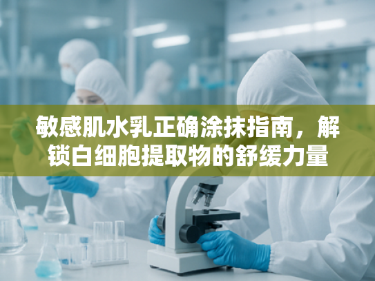 敏感肌水乳正确涂抹指南，解锁白细胞提取物的舒缓力量
