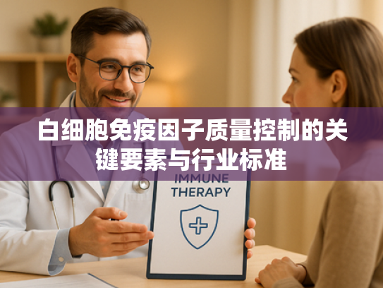 白细胞免疫因子质量控制的关键要素与行业标准