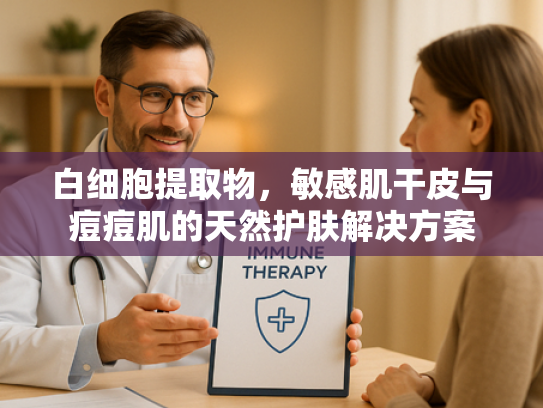 白细胞提取物，敏感肌干皮与痘痘肌的天然护肤解决方案