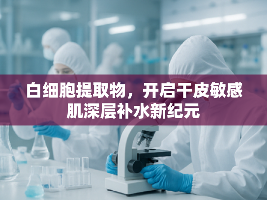 白细胞提取物，开启干皮敏感肌深层补水新纪元