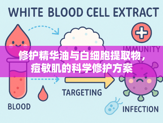 修护精华油与白细胞提取物，痘敏肌的科学修护方案