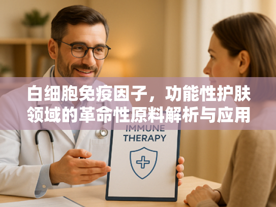 白细胞免疫因子，功能性护肤领域的革命性原料解析与应用前景