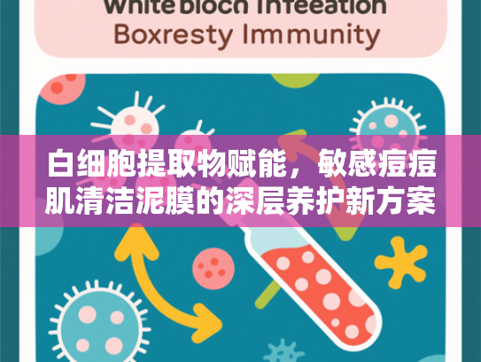 白细胞提取物赋能，敏感痘痘肌清洁泥膜的深层养护新方案