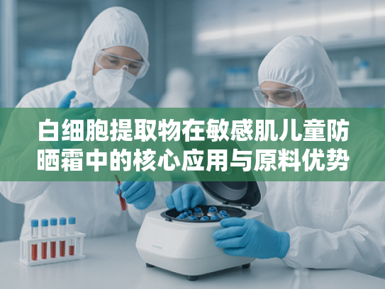 白细胞提取物在敏感肌儿童防晒霜中的核心应用与原料优势解析