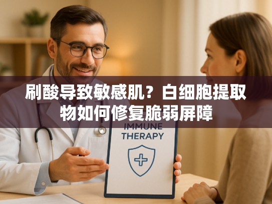 刷酸导致敏感肌？白细胞提取物如何修复脆弱屏障