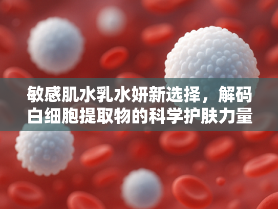 敏感肌水乳水妍新选择，解码白细胞提取物的科学护肤力量