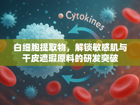 白细胞提取物，解锁敏感肌与干皮遮瑕原料的研发突破
